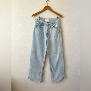 MOTHER Superior The Rambler Zip Matinee Ankle light denim Jeans NWT Size 27